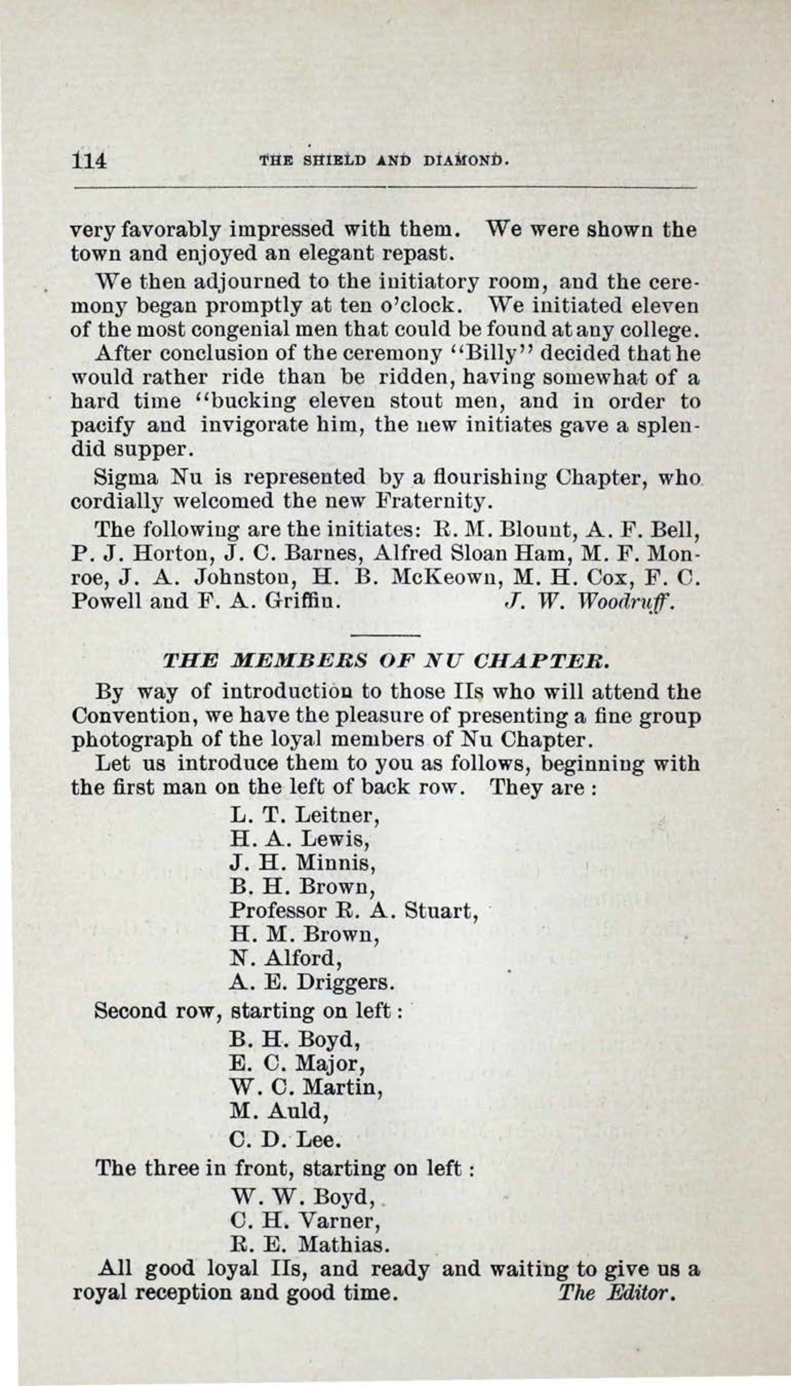 The Members Of Nu Chapter